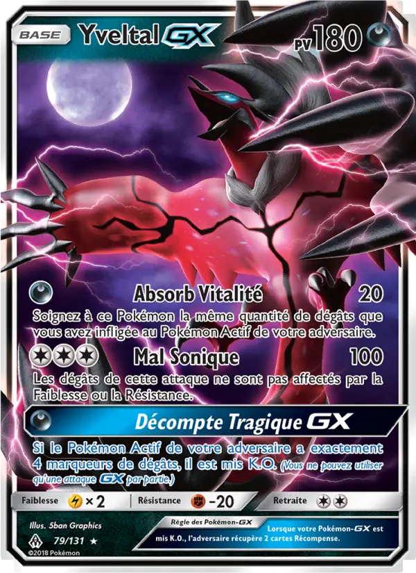 Yveltal GX #79 — Lumière Interdite