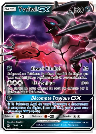 Yveltal GX #79 — Lumière Interdite