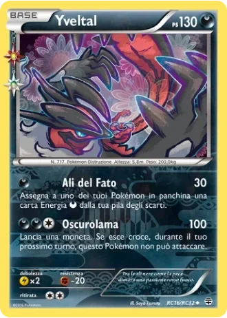 Yveltal RC16/32 — Radiant Collection (Generazioni)