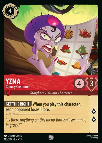 Yzma - Choosy Customer #110/261 — Attack of the Vine!