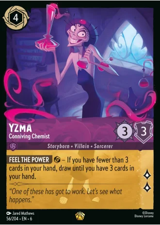 Yzma - Conniving Chemist #56/204 — Azurite Sea