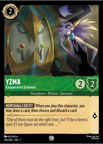 Yzma - Exasperated Schemer #101/204 — Archazia's Island