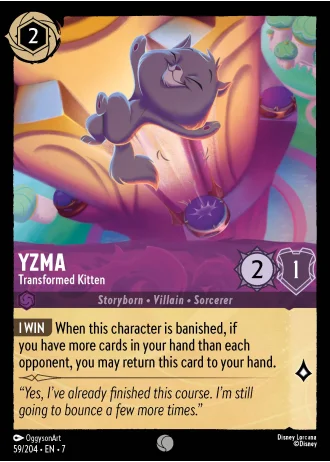 Yzma - Transformed Kitten #59/204 — Archazia's Island