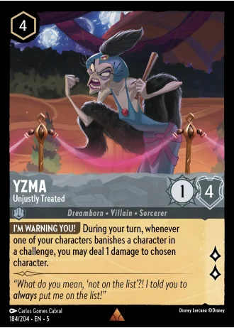Yzma - Unjustly Treated #184/204 — Shimmering Skies