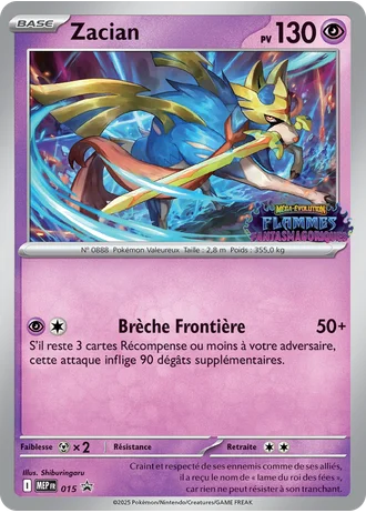 Zacian #015 — Méga-Évolution Promos