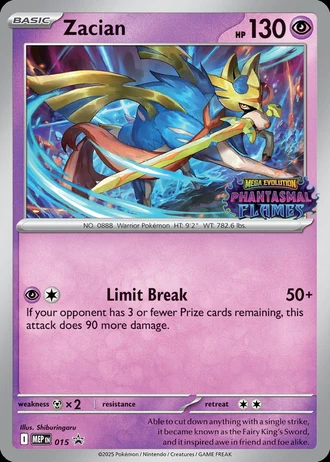 Zacian #015 — MEP Black Star Promos