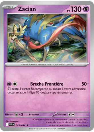 Zacian #045 — Flammes Fantasmagoriques