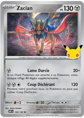 Zacian #106 — 30e Anniversaire