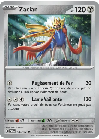 Zacian #136 — Faille Paradoxe