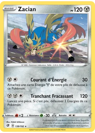 Zacian #139 — Clash des Rebelles
