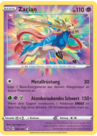 Zacian #82/185 — Farbenschock