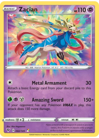 Zacian #82 — Vivid Voltage