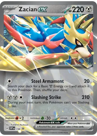 Zacian ex #198 — Scarlet & Violet Promos