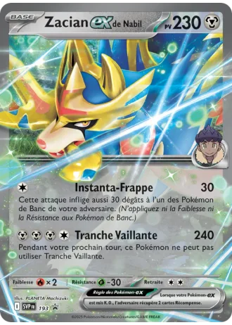 Zacian-ex de Nabil #193 — Écarlate & Violet Promos