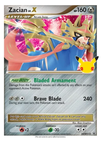 Zacian LV.X SWSH135 — Sword & Shield Promos
