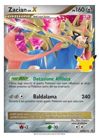 Zacian SWSH135 — Spada e Scudo Promos