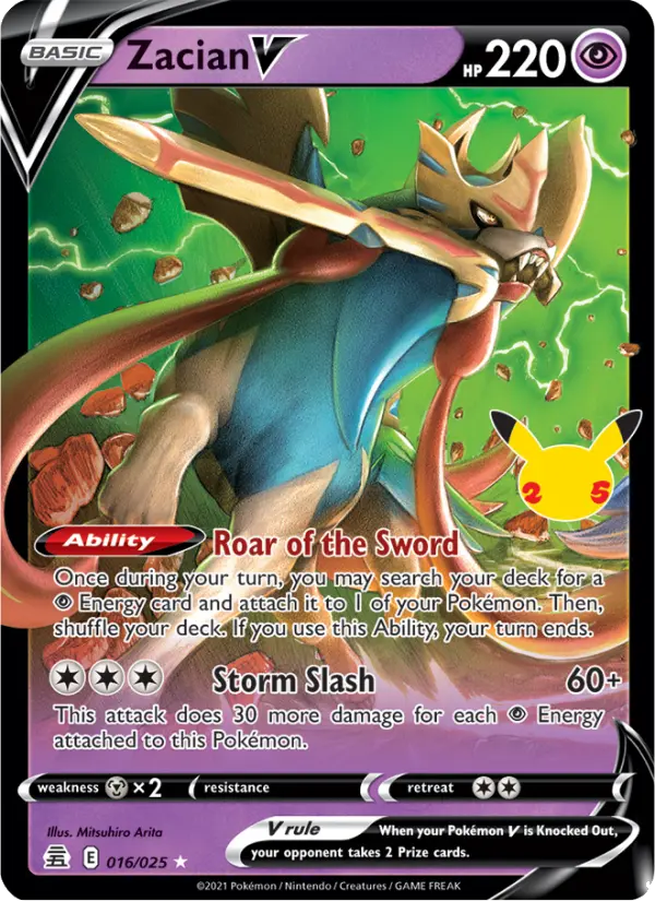 Zacian V #16-cel25 — World Championships 2023