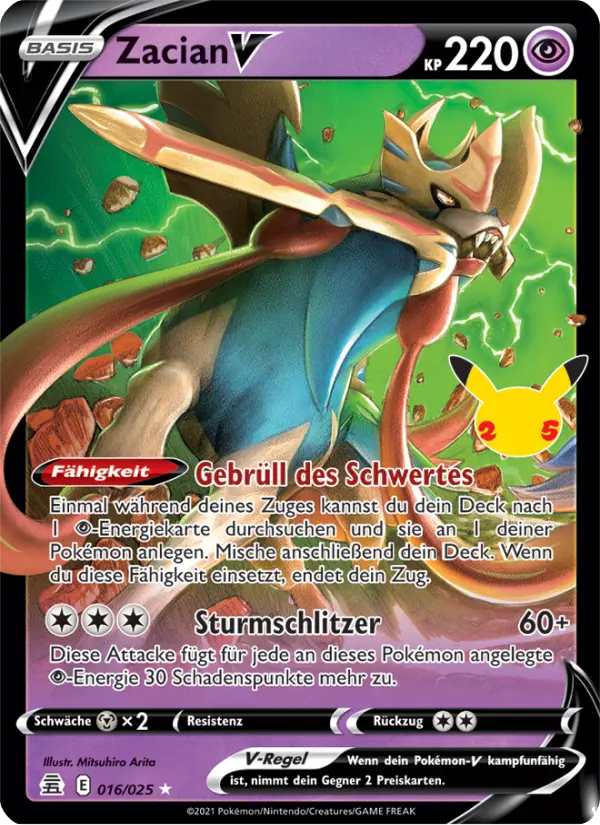 Zacian V #16 — Celebrations