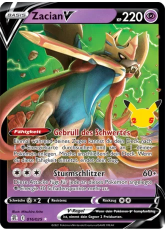 Zacian V #16 — Celebrations