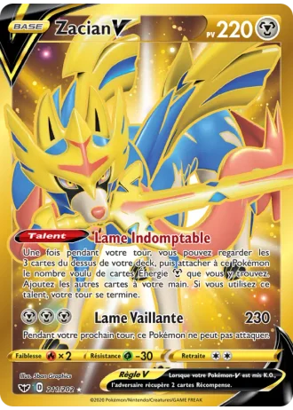 Zacian V #211 — Épée et Bouclier