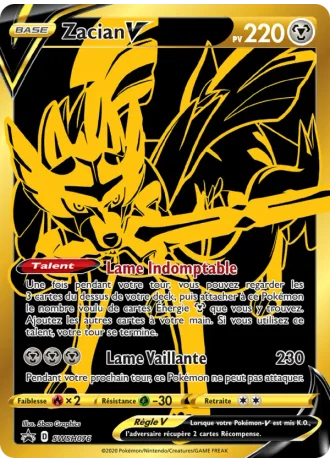 Zacian V SWSH076 — Épée & Bouclier Promos