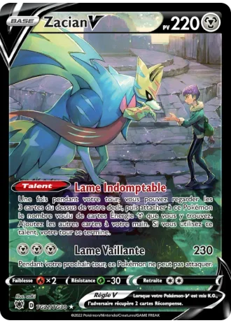 Zacian V TG21 — Galerie des Dresseurs (Astres Radieux)