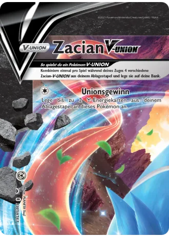 Zacian V UNION SWSH163 — Schwert & Schild Promos