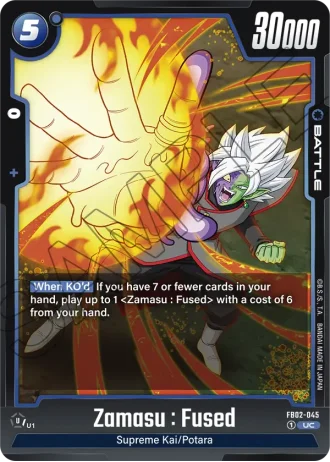 Zamasu : Fused  FB02-045 — Blazing Aura (FB02)