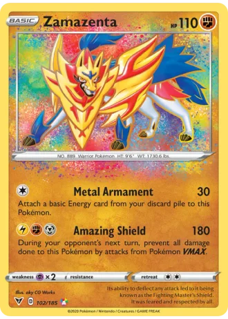 Zamazenta #102/185 — Vivid Voltage