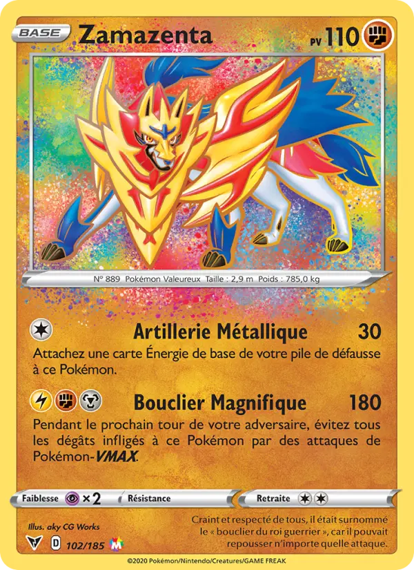Zamazenta #102 — Voltage Éclatant