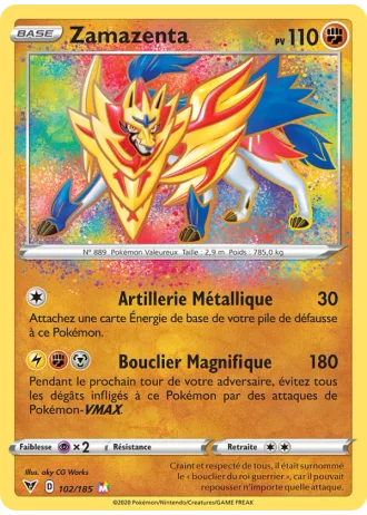 Zamazenta #102 — Voltage Éclatant