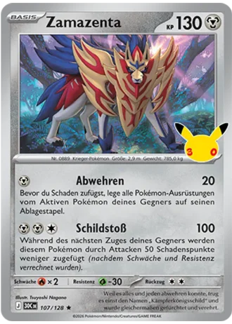 Zamazenta #107/128 — 30 Jahre