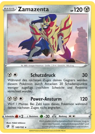 Zamazenta #140/192 — Clash der Rebellen