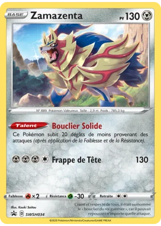 Zamazenta SWSH034 — Épée & Bouclier Promos