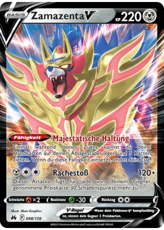 Zamazenta V #098/159 — Zenit der Könige