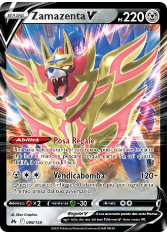 Zamazenta V #098/159 — Zenit Regale