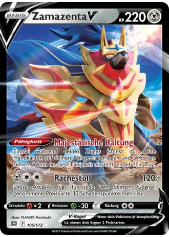 Zamazenta V #105/172 — Strahlende Sterne