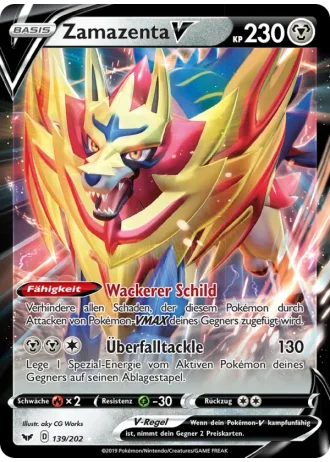 Zamazenta V #139/202 — Schwert & Schild