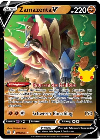 Zamazenta V #18/25 — Celebrations