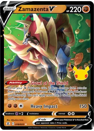 Zamazenta V #18/25 — Celebrations