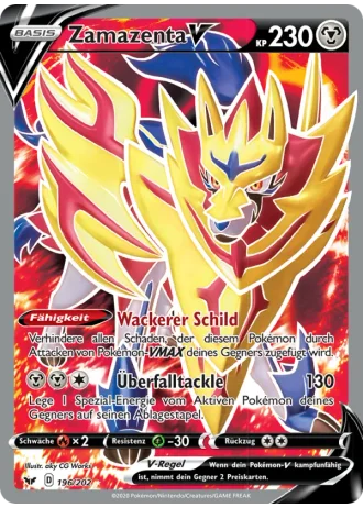 Zamazenta V #196/202 — Schwert & Schild