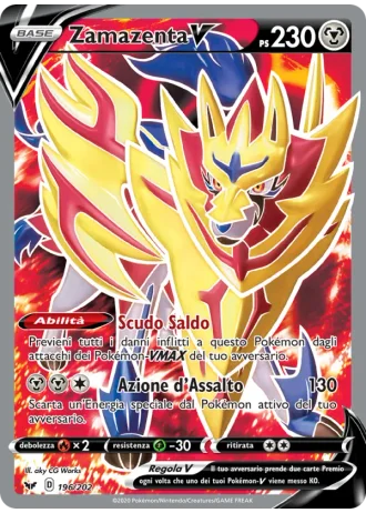Zamazenta V #196/202 — Spada e Scudo