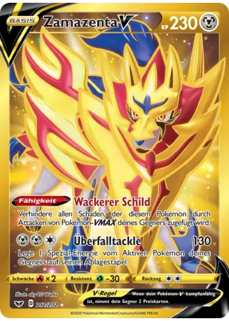 Zamazenta V #212/202 — Schwert & Schild