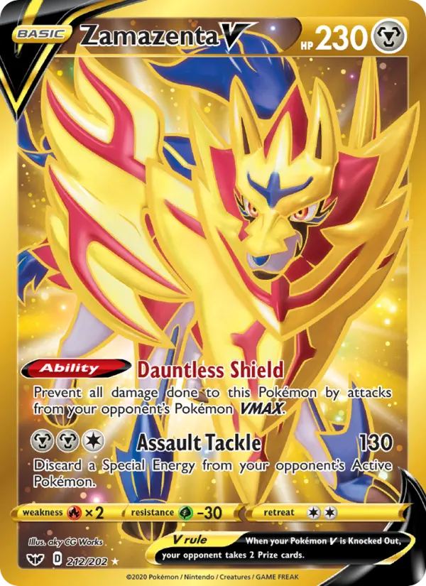 Zamazenta V #212 — Sword & Shield