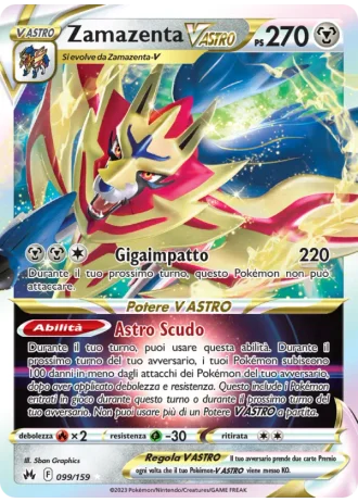 Zamazenta V ASTRO #099/159 — Zenit Regale