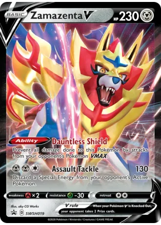 Zamazenta V #SWSH019 — Sword & Shield Promos