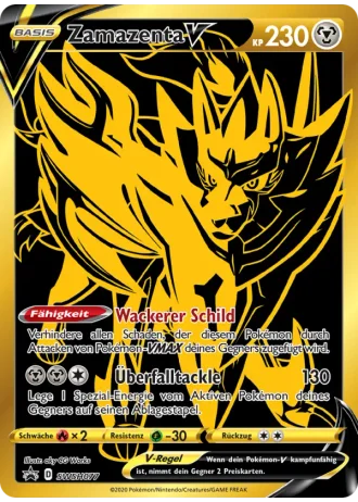 Zamazenta V SWSH077 — Schwert & Schild Promos