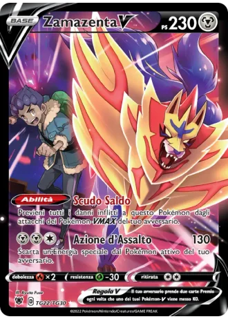 Zamazenta V TG22/30 — Galleria degli Allenatori (Lucentezza Siderale)