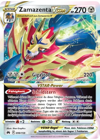 Zamazenta VSTAR #099/159 — Zenit der Könige