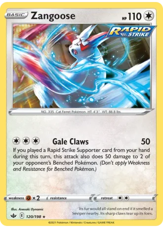 Zangoose #120/198 — Chilling Reign